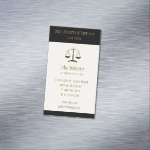 Recht   Moderne, Minimalistische Elegant-Skala der Magnetische Visitenkarte