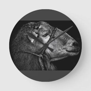 Recht Runde Wanduhr