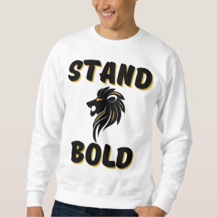 Recht steht kühl wie Löwen Männer Sweatshirt