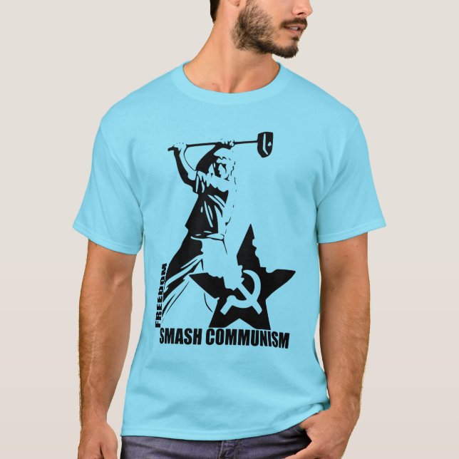 Recht trifft Kommunismus ab T-Shirt (Vorderseite)