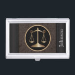 Recht | Umfang der Justiz | Personalisieren Visitenkarten Etui<br><div class="desc">Inhaber der beruflichen Juristenkarte. In einem Imitat Leder-Look mit der Waage des Gerechtigkeitssymbols bereit für Sie personalisieren. ✔ HINWEIS: ÄNDERN SIE NUR DIE VORLAGEBEREICHE, DIE SIE BENÖTIGEN! 😀 Sie können den Text bei Bedarf entfernen und neu hinzufügen, was immer Sie möchten und welchen Schriftart Sie möchten. 📌 Wenn Sie weitere...</div>