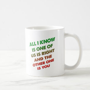 Recht und du lustiger Becher Kaffeetasse