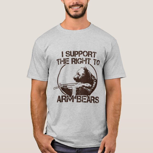 Recht zu den Arm-Bären T-Shirt (Vorderseite)