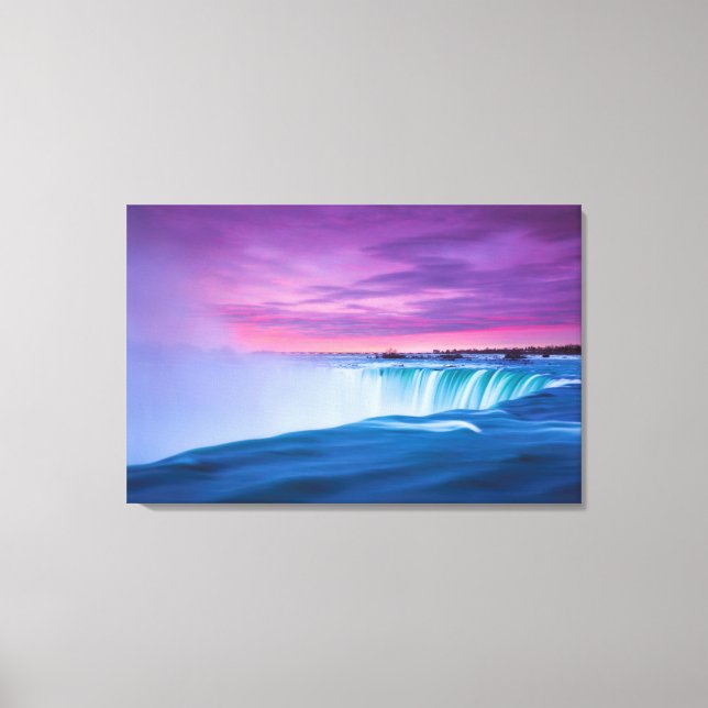 Rechte an den Niagarafällen Leinwanddruck (Vorderseite)