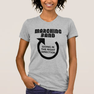 Rechte Ausrichtung der Marching-Band T-Shirt