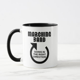Rechte Ausrichtung der Marching-Band Tasse