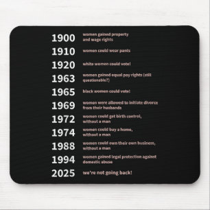 Rechte der Frau nach Datum - Rechte der Frau Mousepad