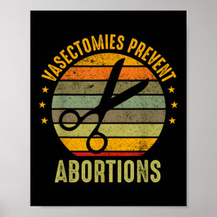 Rechte der Frauen Vasectomies verhindern Abtreibun Poster