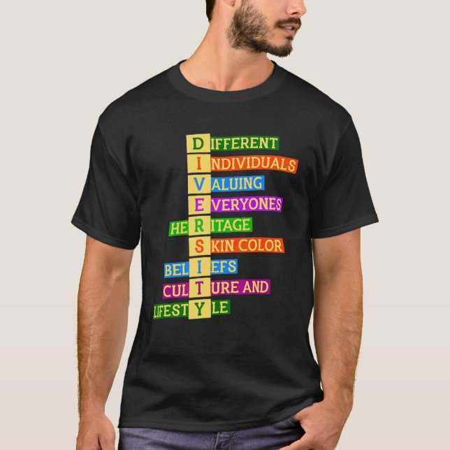 Rechte Diversity Kindness - Gleichstellung der Ges T-Shirt (Vorderseite)