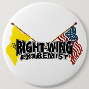 Rechte-Extremist-Flaggen Button