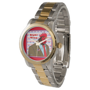 Rechte Flügelrolle Armbanduhr
