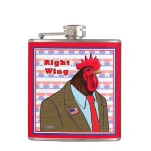 Rechte Flügelrolle Flachmann