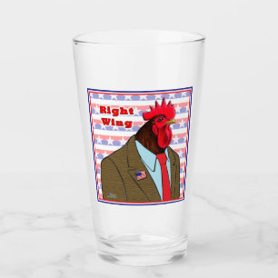 Rechte Flügelrolle Glas