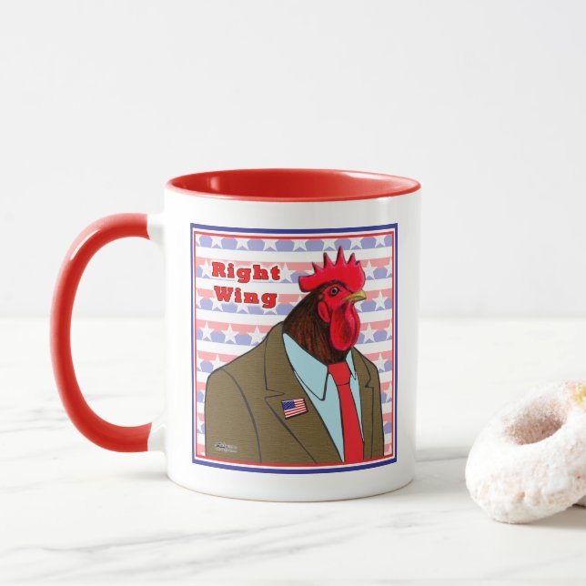 Rechte Flügelrolle Tasse (Mit Donut)
