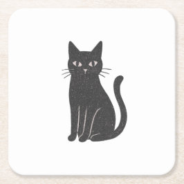 Rechte & Freuden Rechteckiger Pappuntersetzer