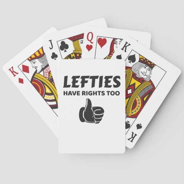 Rechte haben zu Verlassen Geschenke Spielkarten (Rückseite)