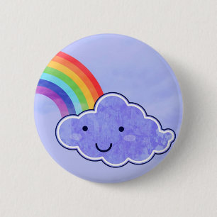 Rechte Seite des Regenbogens Button