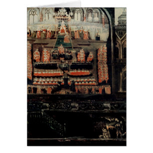 Rechte Seite von Diptych das Parlament zeigend
