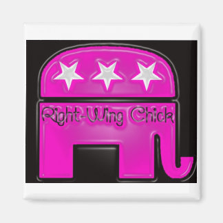 Rechte Wing Chick Magnet