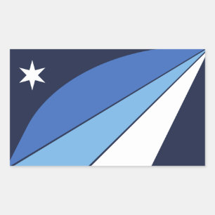 Rechteck-Aufkleber mit Flagge von Kolumbien, SC Rechteckiger Aufkleber