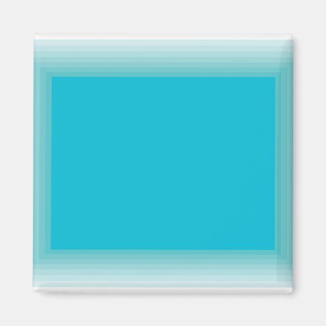 Rechteck des Mitteljahrhunderts Magnet (Vorne)