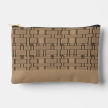 Rechteck Muster Neutral Tan