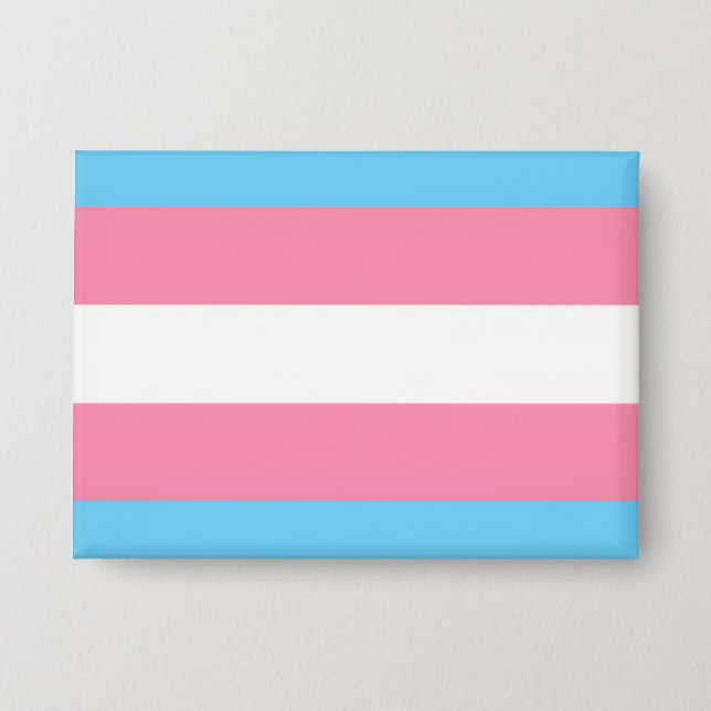 Rechteck-Trans-Flaggenschaltfläche Button (Vorderseite)