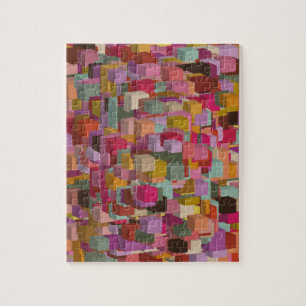 Rechteck- und Streifendesign in Multicolore