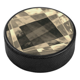 Rechtecke in Holz oder Beige geneigt? Eishockey Puck