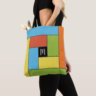 Rechtecke Muster (ver8) mit benutzerdefiniertem Mo Tasche