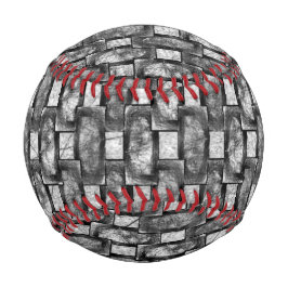 Rechteckige Teller geschnitzt und gefärbt, schwarz Baseball