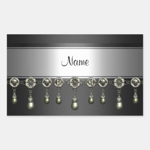  RECHTECKIGER AUFKLEBER