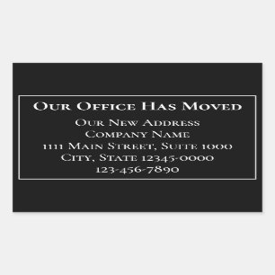  RECHTECKIGER AUFKLEBER