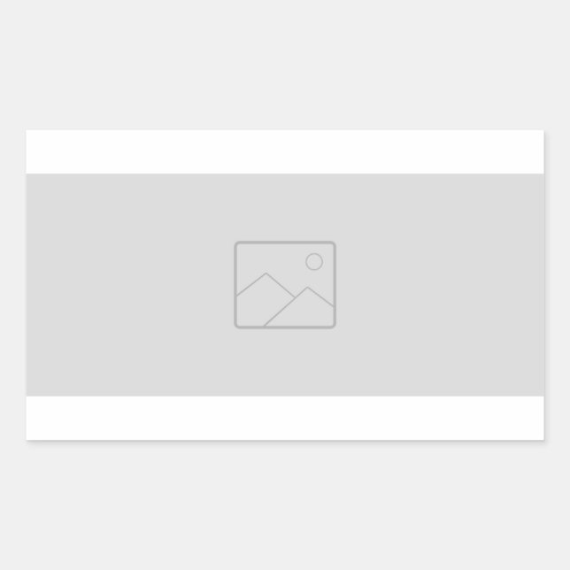 Rechteckiger Aufkleber mit dem Bild (Vorderseite)