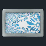 rechteckiger Gürtelschnalle mit abstrakter Blume<br><div class="desc">abstrakte Blume</div>