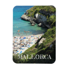 rechteckiger Magnet Buchten von Mallorca - Majorca