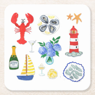 RECHTECKIGER PAPPUNTERSETZER