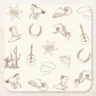 RECHTECKIGER PAPPUNTERSETZER