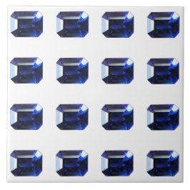 Rechteckiges Sapphire Blue Fliese