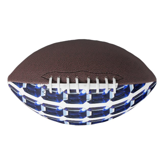 Rechteckiges Sapphire Blue Football (Vorderseite)