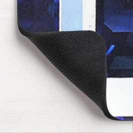 Rechteckiges Sapphire Blue Mousepad