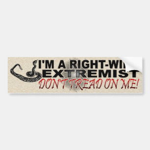 RECHTER EXTREMIST AUTOAUFKLEBER