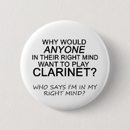 Rechter SinnesClarinet Button
