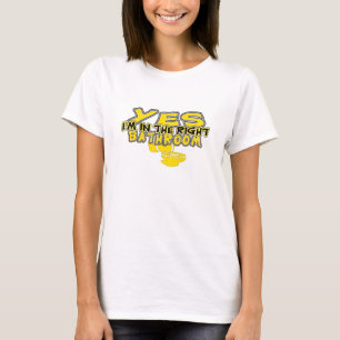 Rechtes Badezimmer T-Shirt