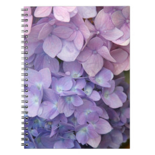 Rechtes/linkshändiges Hydrangeanotizbuch Notizblock