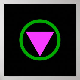 Rechtes Symbol Poster