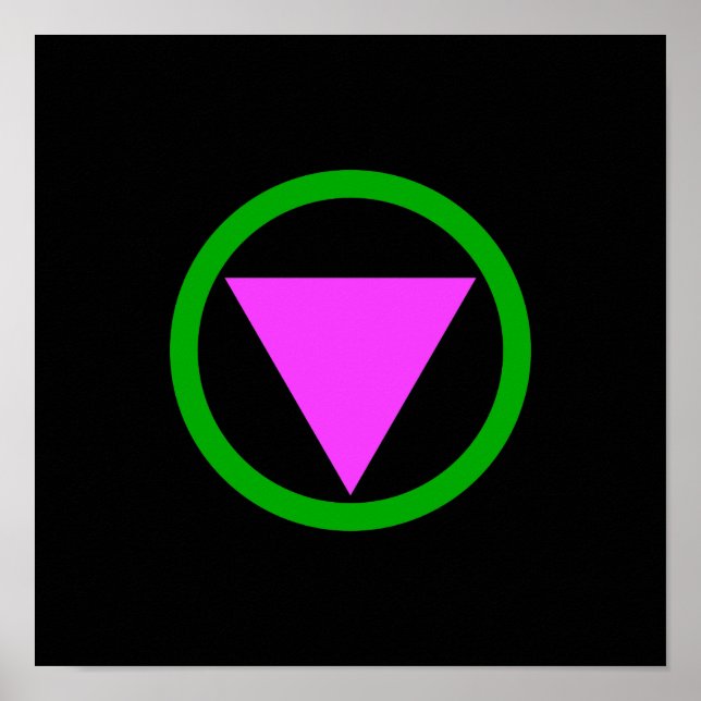 Rechtes Symbol Poster (Vorne)