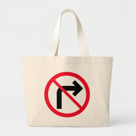 Rechtes Zeichen verboten | Jumbo Tote Bag Jumbo Stoffbeutel
