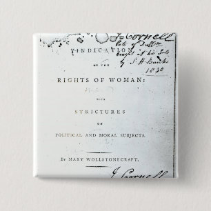 Rechtfertigung der Rechte von Woman Button