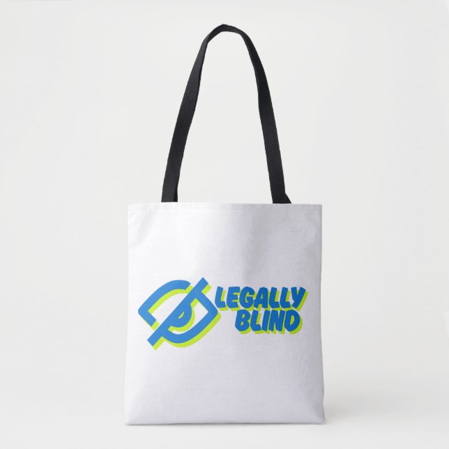 Rechtlich Blind - Symbol-Bewusstsein Tasche (Vorderseite)
